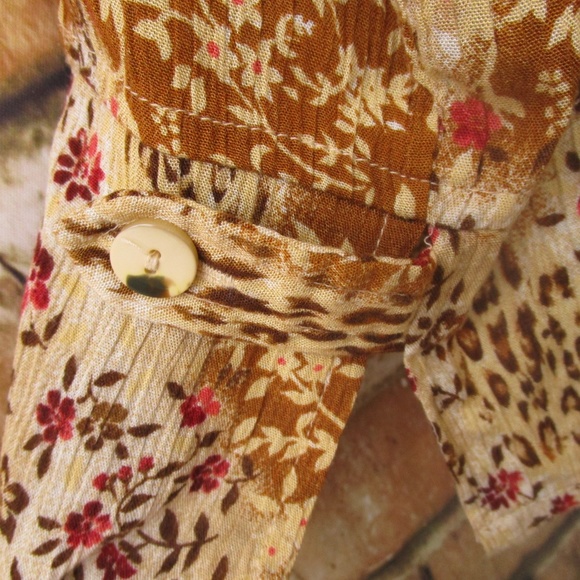 Kathie Lee top 100% Rayon button down Extra Lg - Picture 3 of 8